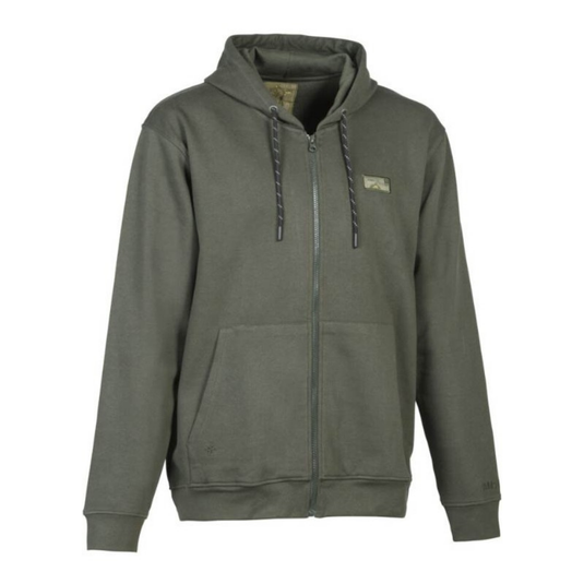 Percussion | Sweatshirt with Zip-Up Hood Forest | Khaki