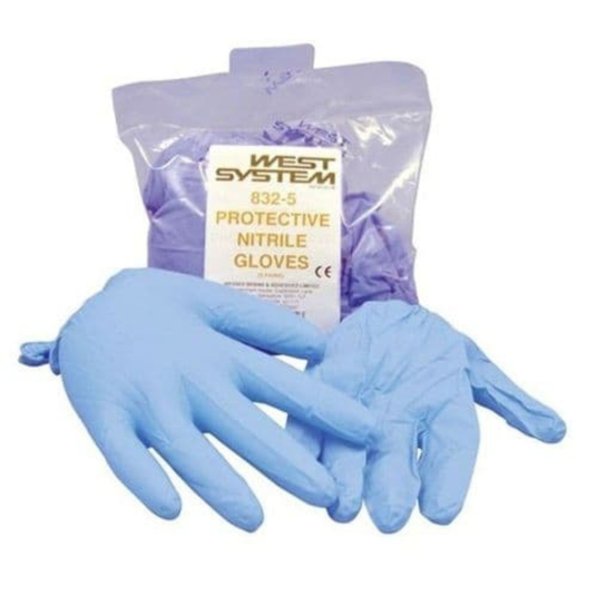 West System | 832-5 protective Nitrile Gloves | 5 Pairs