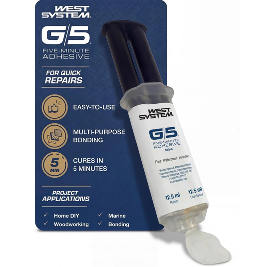 West System | G/5 5 Minute Epoxy Glue | Syringe