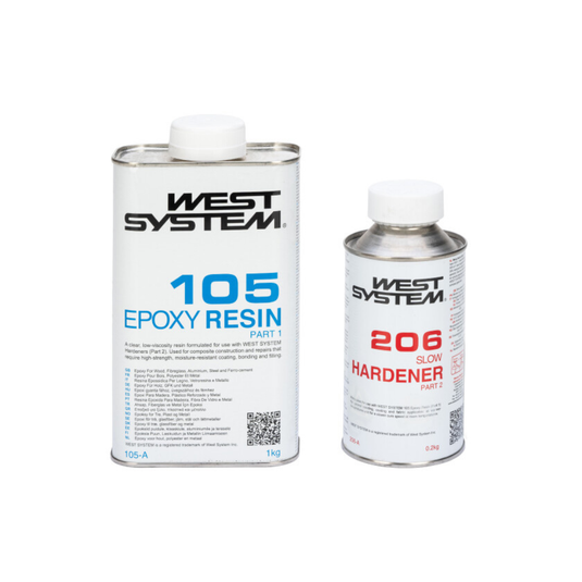 West System | 105 Epoxy Resin and 206 Slow Hardener and | 1.2 kg