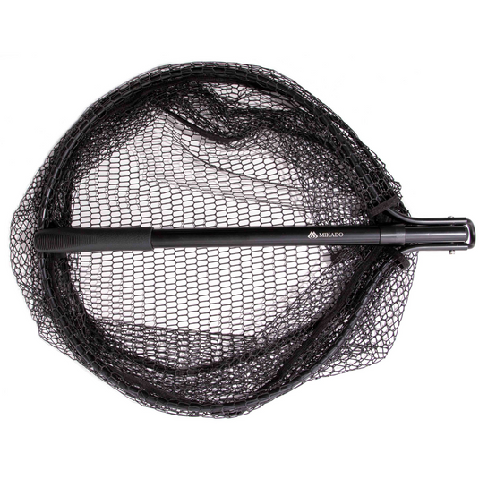 Mikado | Automatic Landing Net 130cm 50/45cm With Rubber Net 6x15mm