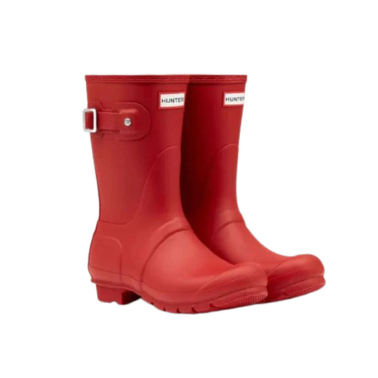 Hunter Women s Original Short Rain Boots Military Red Wildhunter.ie