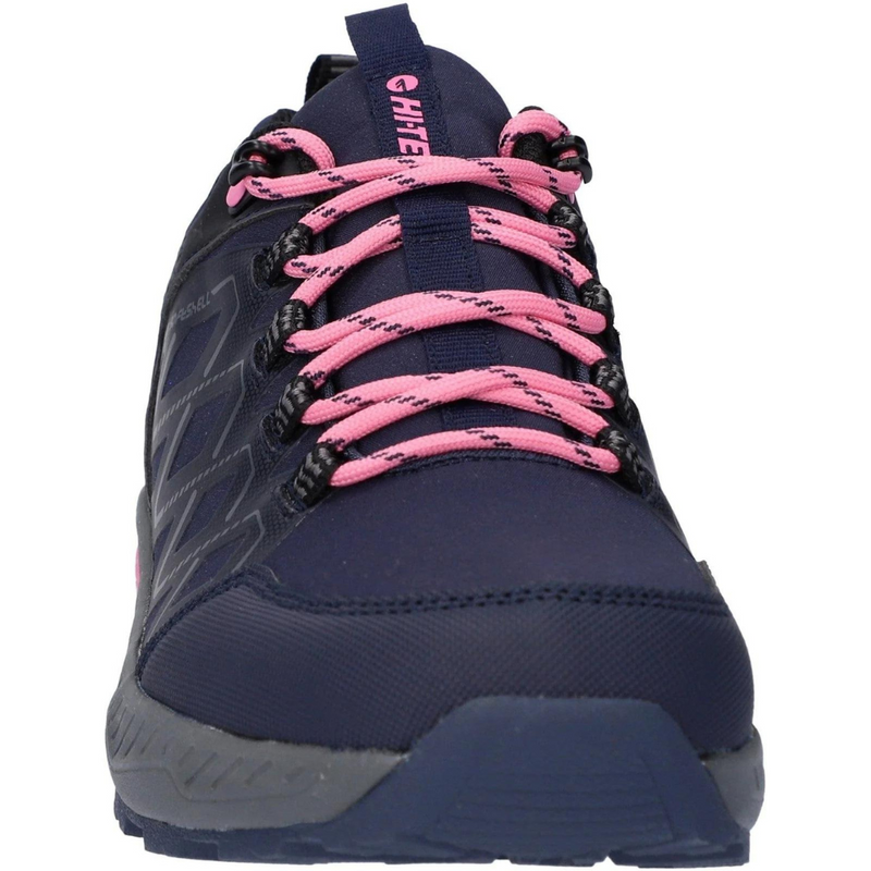 Load image into Gallery viewer, Hi-Tec | Diamonde Ladies Lightweight Waterproof Walking Shoes  | Dark Blue &amp; Pink
