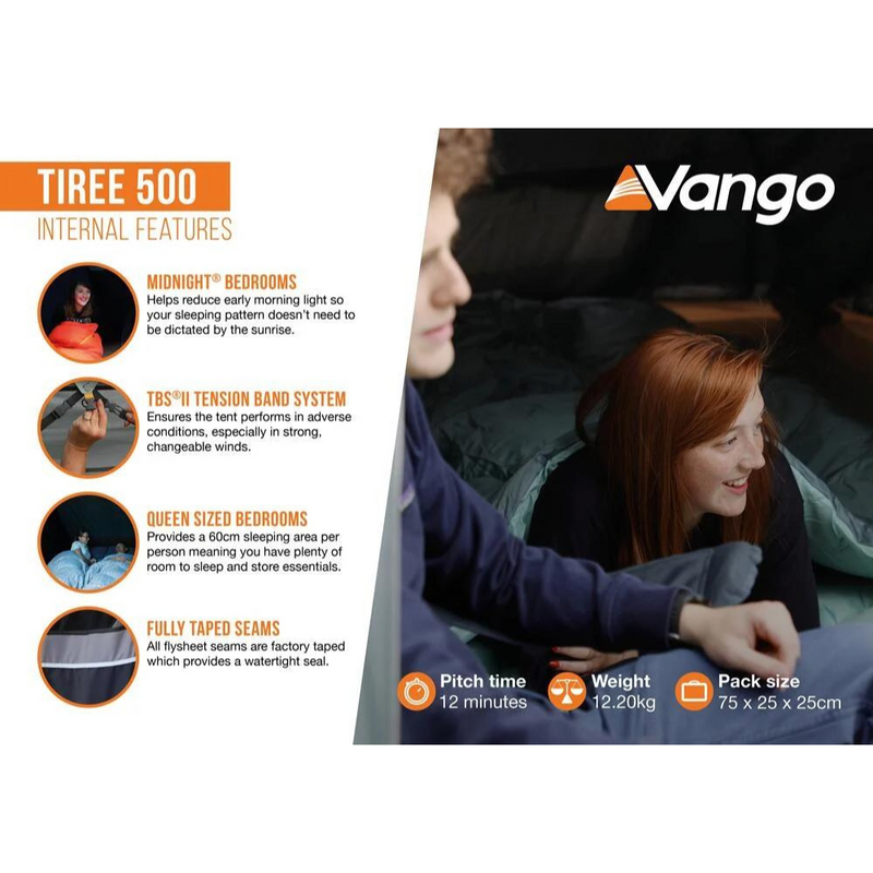 Load image into Gallery viewer, Vango | Tiree 500 | 5 Man Tent
