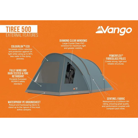 Vango | Tiree 500 | 5 Man Tent