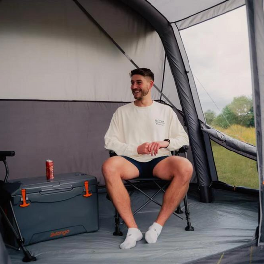 Vango | Cove III Air Low Awning | Cloud Grey - Car & Caravan Accessories