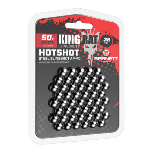 Barnett | King Rat HotShot Steel Slingshot Ammo | 50