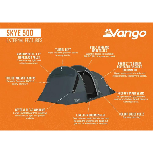 Vango | Skye 500 5-Man Tent