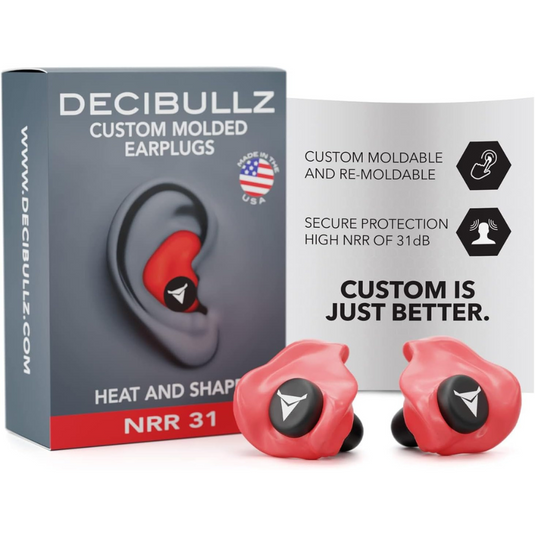 Decibullz | Custom Molded Earplugs, 31dB Highest NRR,