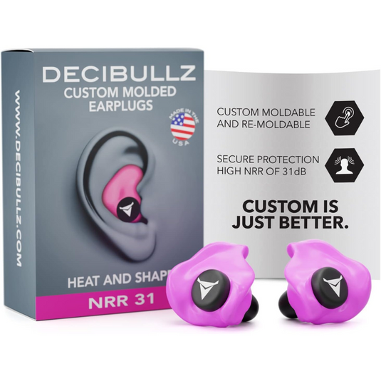 Decibullz | Custom Molded Earplugs, 31dB Highest NRR,