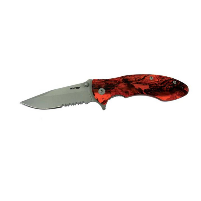 Whitby | Orange Camo Lock Knife | 2.75