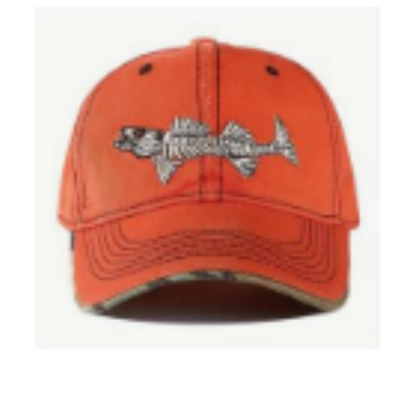 Load image into Gallery viewer, Fish Pattern Embroidered Baseball Cap With Adjustable Sun Shade
