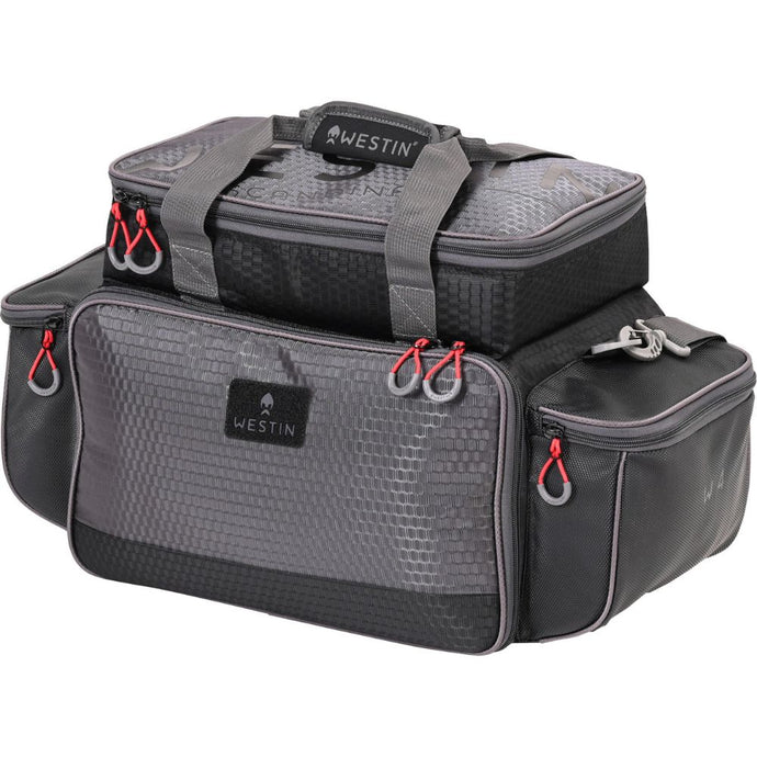 abu garcia weather tackle bag large white black Fishing Backpack, With Rod Holders, 40L Capacity With Cooler, Rain Cover, Insulated Pocket, 4 Tackle Trays Included- (Green) The Max Pro Spinning Combo is loaded with features inspired by the Zenon and Revo series of spinning reels Daiwa Saltist MQ18000 Spinning Reel