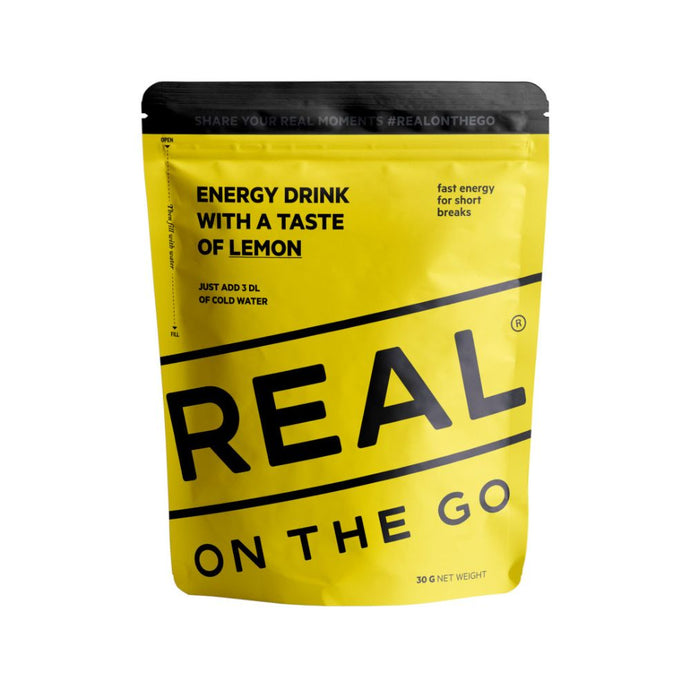 Drytech | REAL On The Go| Energy Drink With A Taste Of Lemon