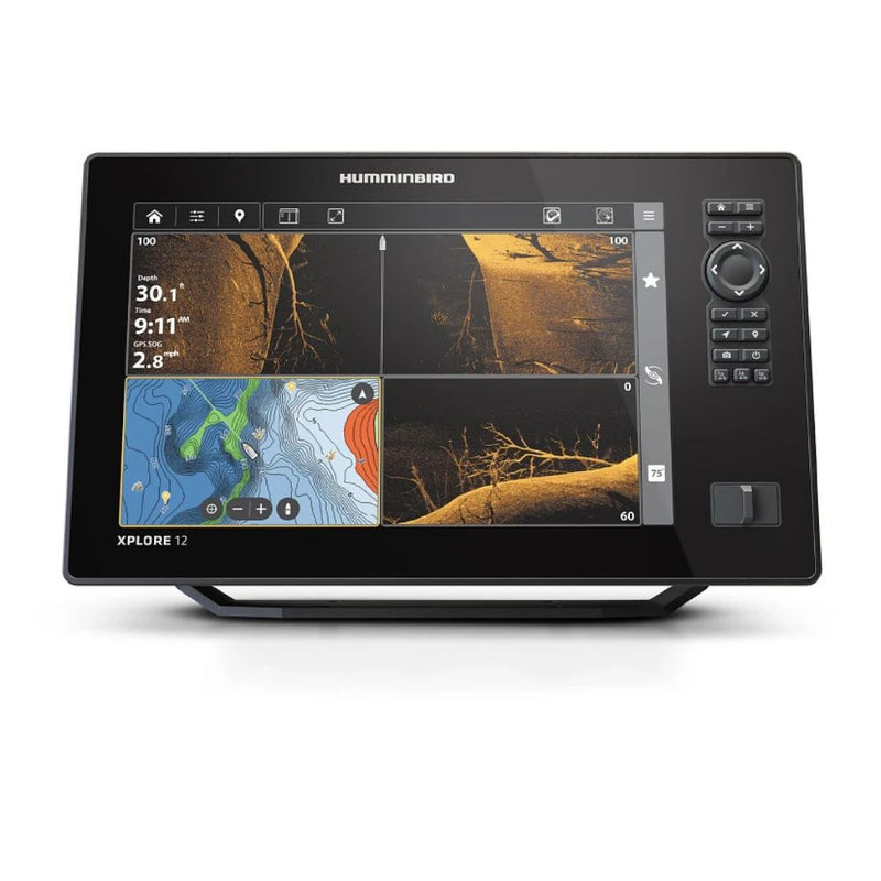 Load image into Gallery viewer, Humminbird XPLORE 12 CMSI+ fish finder - part of the XPLORE 12 &amp; MEGA Live 2 bundle
