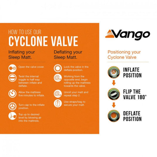 Vango | Double Self Inflating Mattress | Arcadia 10 - Camping Accessories