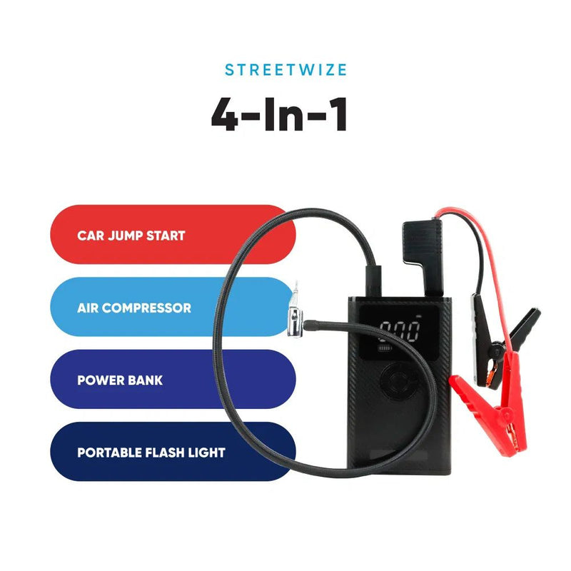 Load image into Gallery viewer, Streetwize | 4-In-1 Car Jump Starter, 800A, 5.0L Petrol/3.0L Diesel
