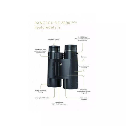 GPO | Rangeguide 2800 | 10x50 Binoculars | Black