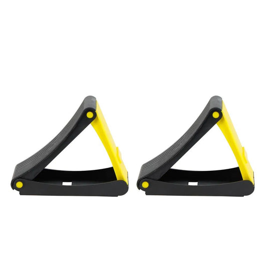 Streetwize | Pair of Folding Wheel Chocks with Spikes - Auto & Caravan