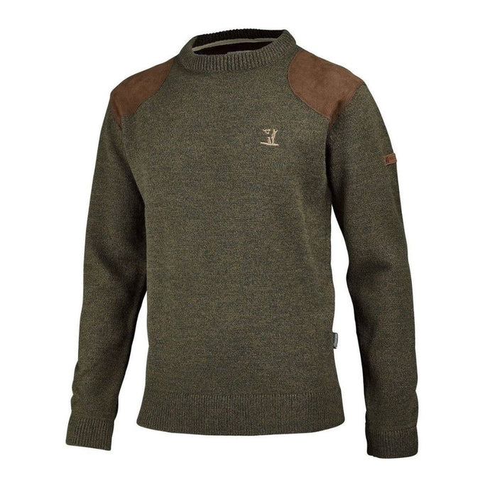 Percussion | Embroidered Round-Neck Hunting Jumper | Percussion Logo