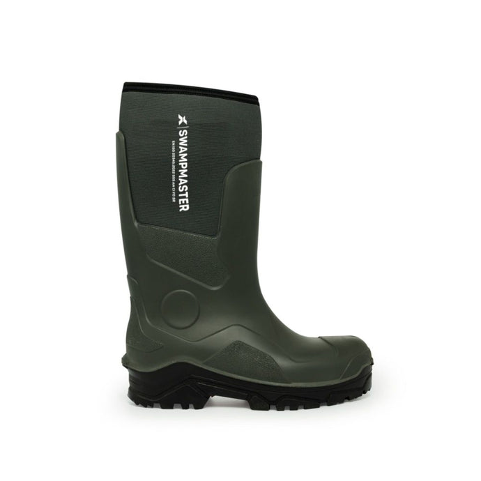 Swampmaster | Pro Trapper Non-Safety PU-Neoprene Wellington | Green