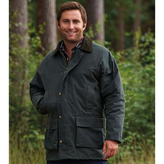 Champion | Howick Men’s Wax Jacket | Olive Green