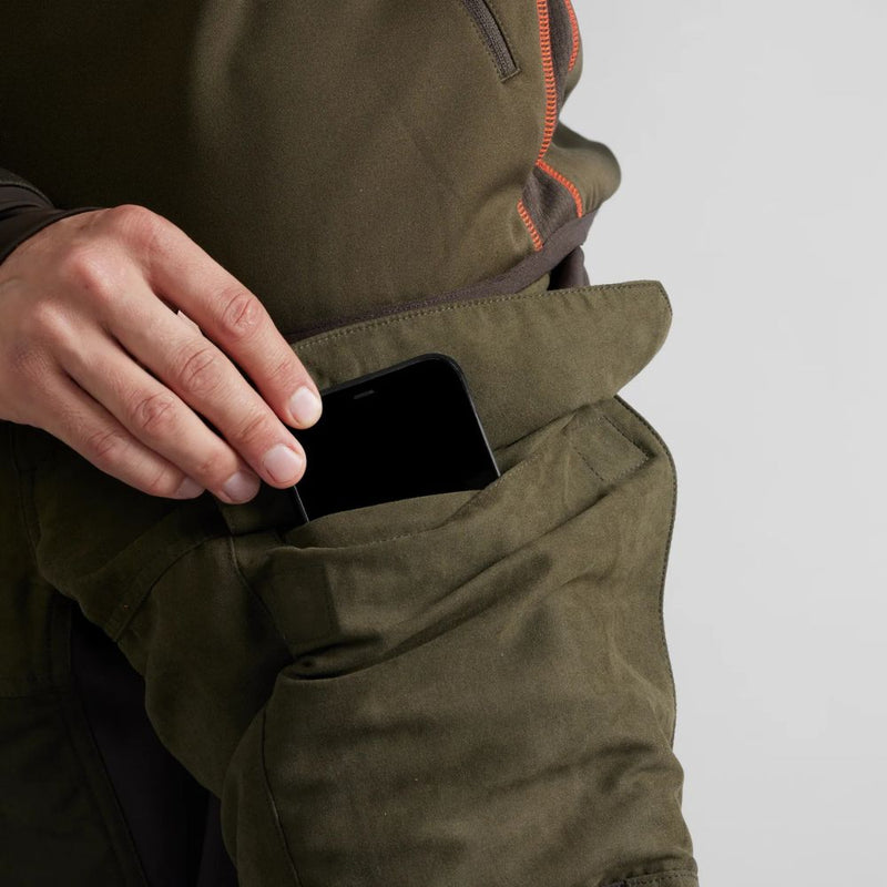 Load image into Gallery viewer, Härkila | Scandinavian Trousers 32&quot; | Willow green/Deep brown
