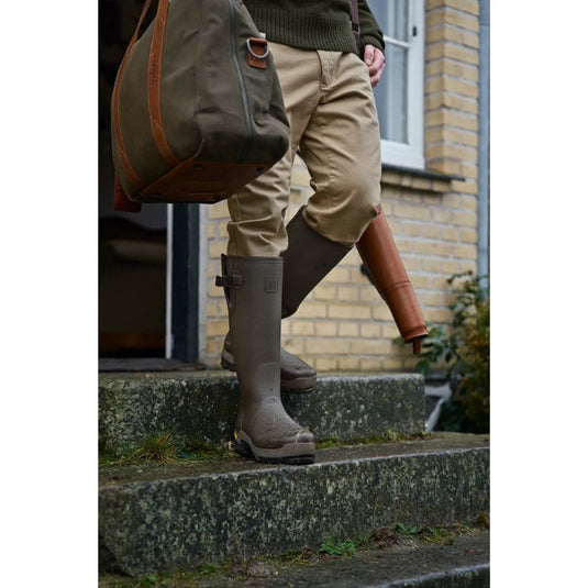 Härkila | Forester Gusset Rubber Boot | Dark willow green