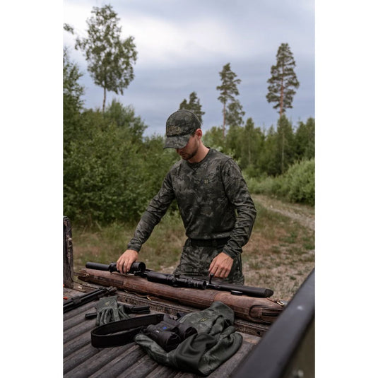 Härkila | Noctyx Camo L/S T-Shirt | AXIS MSP®Black