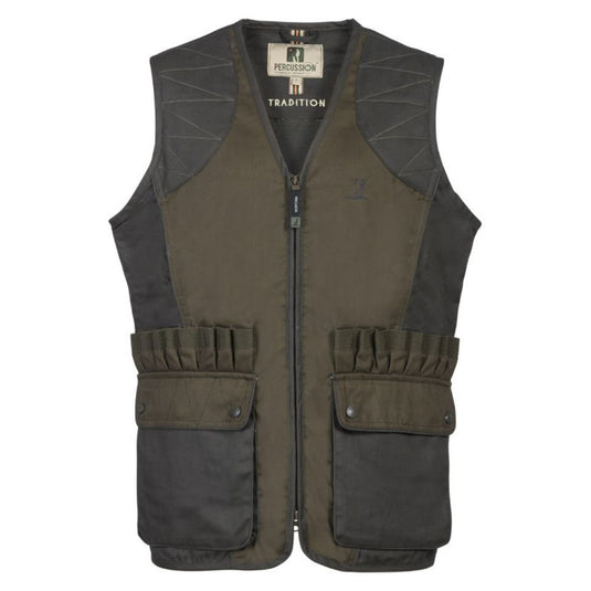 Percussion | Traditional Shooting Vest | Khaki