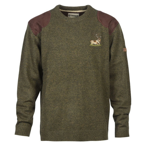 Percussion | Round-Neck Sweater | Deer Logo