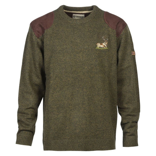 Percussion | Round-Neck Sweater | Deer Logo