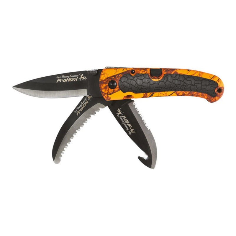 Load image into Gallery viewer, Verney Carron | ProHunt | 3 Blade Knife | Ghostcamo | Spring Assisted Knife
