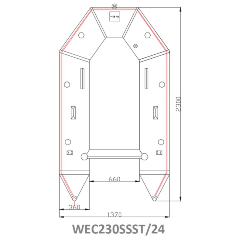 Load image into Gallery viewer, WavEco | ST Inflatable boats | Slatted | 2.3m
