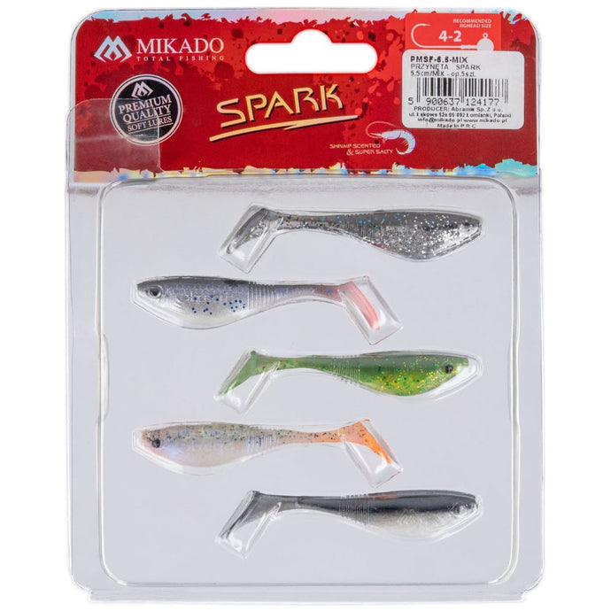 Mikado | Spark Mix Lures | 5pcs | 5.5cm