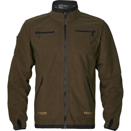 Härkila | Kamko NOCTYX WSP Reversible Fleece Jacket | AXIS MSP®Black/Willow green