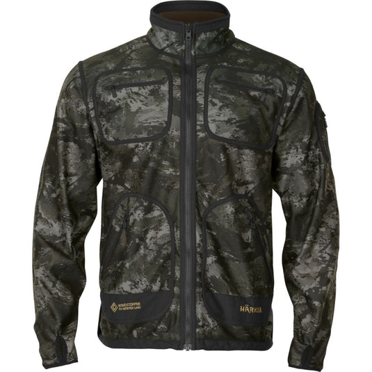 Härkila | Kamko NOCTYX WSP Reversible Fleece Jacket | AXIS MSP®Black/Willow green