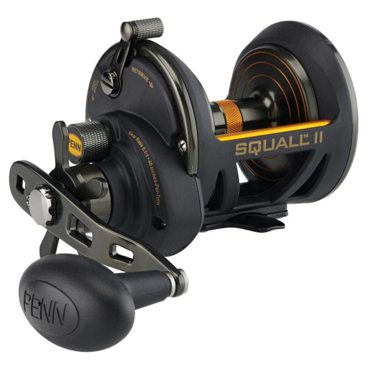 Penn | Squall II Star Drag Reel | SQLII30SD | Black & Gold | Right-Hand