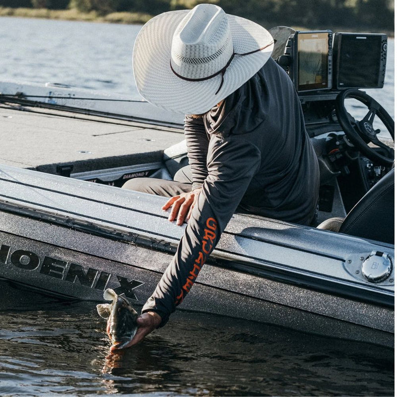 Load image into Gallery viewer, Grundens |  Tough Sun Hoodie UPF50 | Anchor
