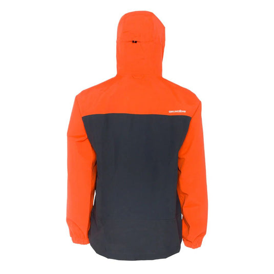 Grundens | Full Share Commercial Grade Shell Jacket | Orange/Grey