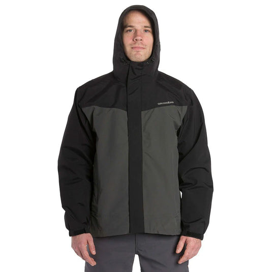 Grundens | Full Share Commercial Grade Shell Jacket | Black/Grey