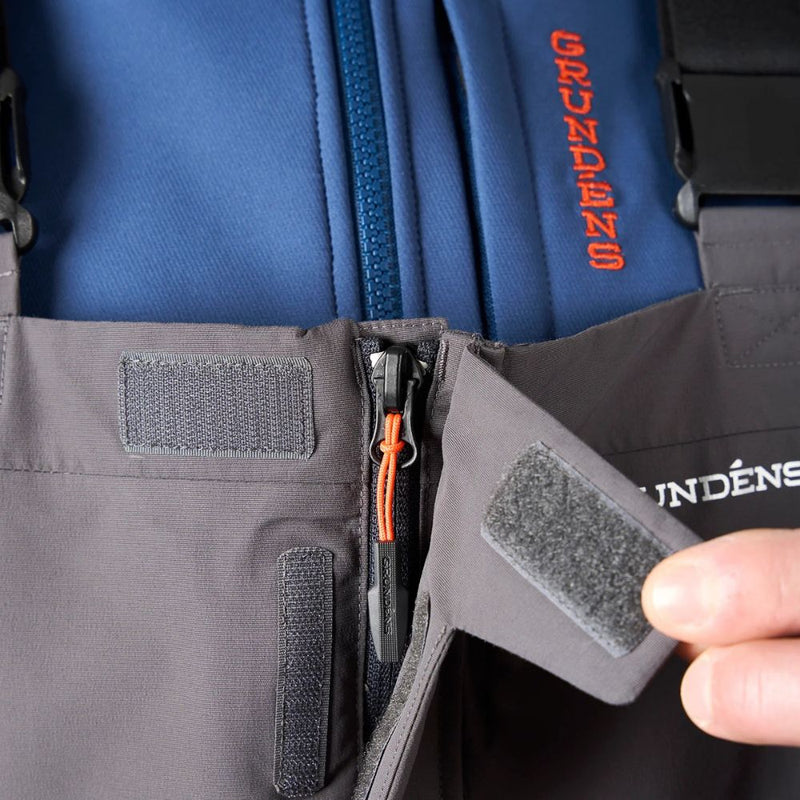 Load image into Gallery viewer, Grundens | Transmit X Waterproof &amp; Breathable Bib | Anchor
