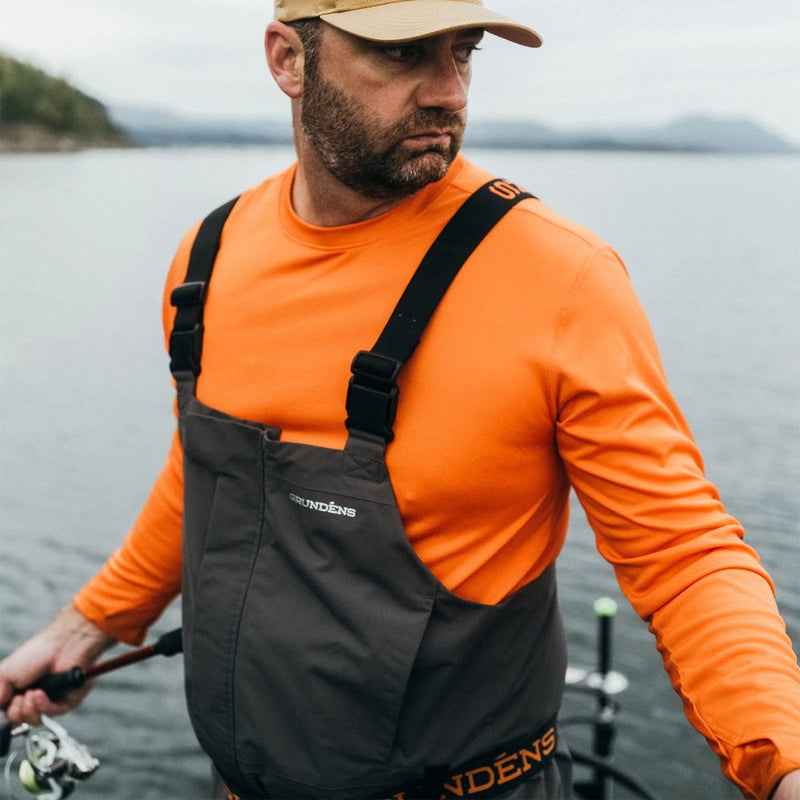 Load image into Gallery viewer, Grundens | Transmit X Waterproof &amp; Breathable Bib | Anchor
