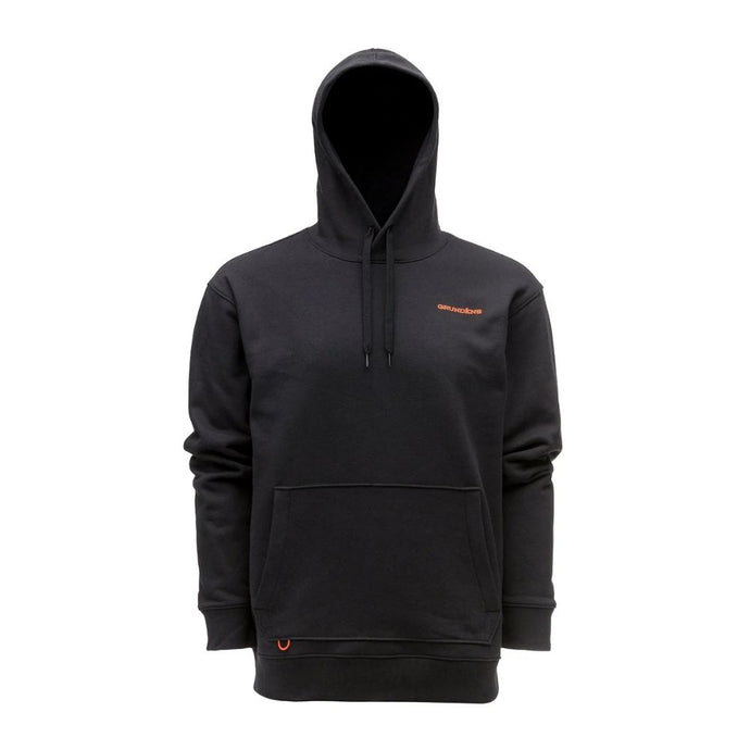 Grundens | Displacement DWR Hoodie Logo Anchor | Black