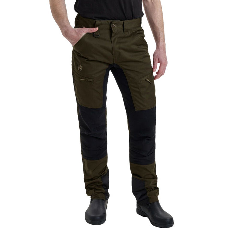 Load image into Gallery viewer, Deerhunter | Rogaland Stretch Trousers with contrast | Adventure Green
