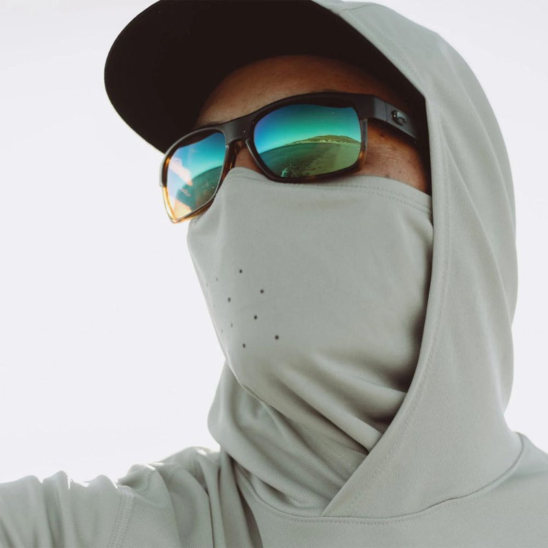 Load image into Gallery viewer, Grundens | Tough Sun Masked Hoodie UPF50 | Iceberg
