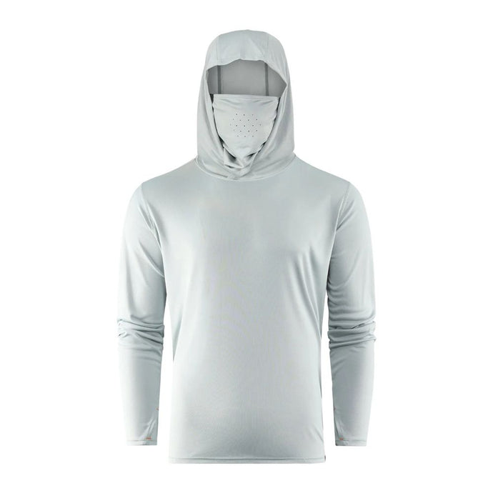 Grundens | Tough Sun Masked Hoodie UPF50 | Iceberg