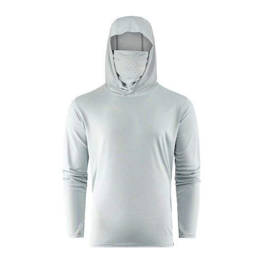 Grundens | Tough Sun Masked Hoodie UPF50 | Iceberg