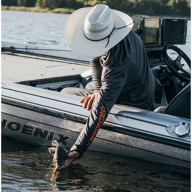 Load image into Gallery viewer, Grundens | Tough Sun Hoodie UPF50 | Anchor
