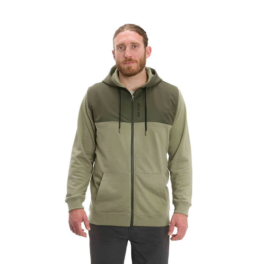 Grundens | Daggerboard Full Zip DWR Hoodie | Deep Lichen Green